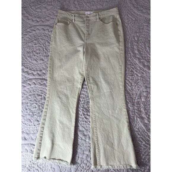 Made and Loved LOFT Jeans Womens Size 30 / 10 Skinny Green - Picture 5 of 7